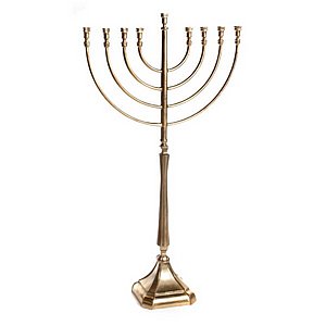 חנוכיה “מן המשכן” אלומיניום ציפוי זהב דגם מנורה זהב 80.5/29(סופר ג’מבו) גובה 144.5 ס”מ חנוכיה “מן המשכן” אלומיניום ציפוי זהב דגם מנורה זהב 80.5/29(סופר ג’מבו) גובה 144.5 ס”מ