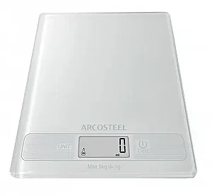 משקל מטבח דיגיטלי לבן ארקוסטיל – ARCOSTEEL משקל מטבח דיגיטלי לבן ארקוסטיל – ARCOSTEEL